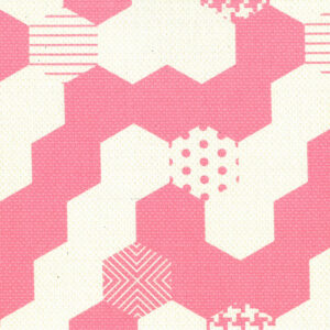 Mondmasker Pink Hexagons