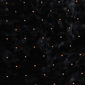 Mondmasker Velvet Black Copper Dots
